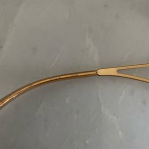 Chanel gold sunglasses